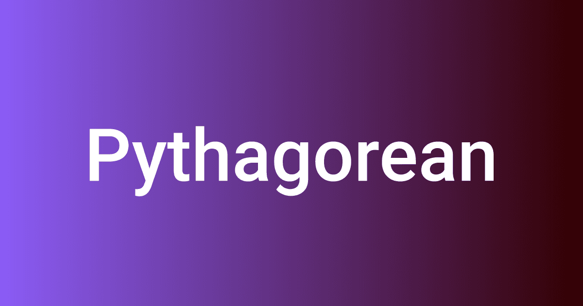 Pythagorean
